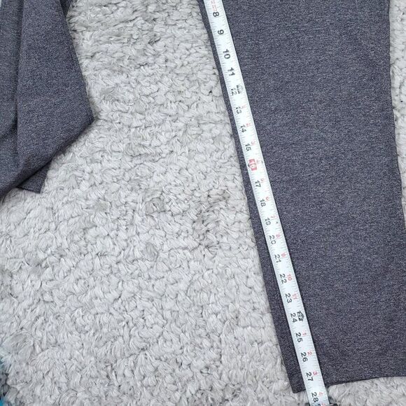 Lululemon On The Fly Pants 27" Gray Heathered Black Size 8 Stretch Ankle - Picture 6 of 8